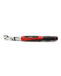 3/8 Drive Flex-Head Electronic Torque Wrench with Angle 10-100 Ft/Lbs.