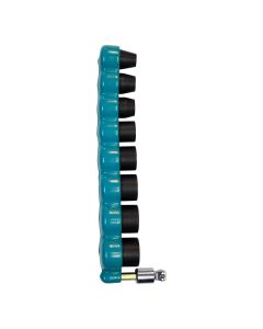 Makita Impact GOLD 3/8 in. Drive SAE Socket 9-Piece Set w/ 15 Tilt Socket Adapter