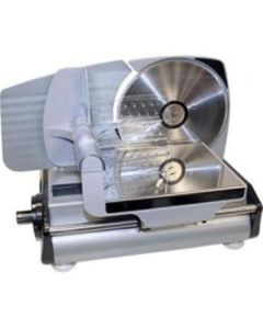 Electric Meat Slicer, Adjustable, with 7-1/2" Stainless Steel Blade, Suction Cup Feet, Easy to Clea