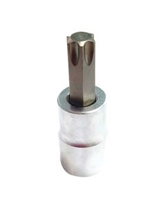 VIM Tools T45 Torx Bit, Satin Chrome 3/8 Square Drive Bit Holder