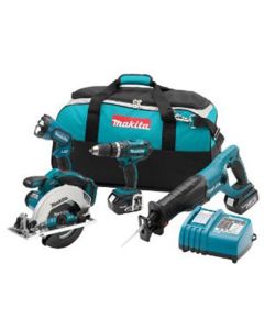 18V LXT 4-Pc Combo Kit (LXPH01 + BJR182Z + BSS611Z + BML185 + Bag)