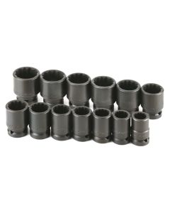 13 pc. 3/4" Drive 12-Point Std ThinWall Impact Socket Set