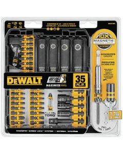 DeWalt 35-Piece Impact Ready 1/4 in. Hex Shank Size Screwdriver Bit Set