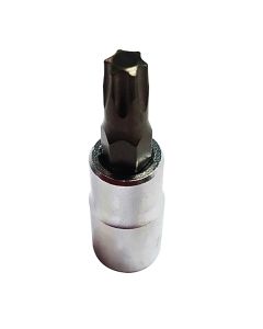 VIM Tools T30 Torx Bit, Satin Chrome 1/4 Square Drive Bit Holder