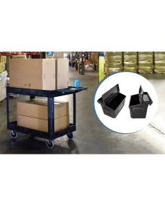 XL Heavy Duty Utility Tub Cart; 24.5 x 45.5