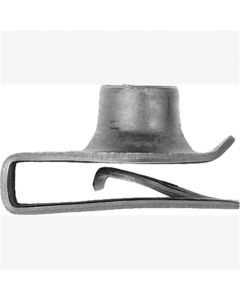 ABD6358B image(0) - Extruded U-nut Blk 100 Pc