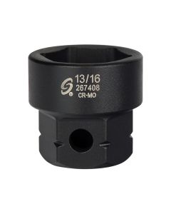 Sunex Tools 1/2 in. Drive 6-Point Low Profile Impact Socket w/ Hex Shank, 13/16 in.