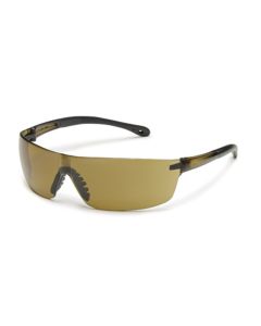 StarLite Squared Safety Glasses, Wraparound Mocha Lens and Frame, Snug Comfortable Fit