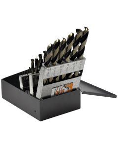 KNK25KK5M image(0) - KnKut 25 Piece Metric Jobber Length Drill Bit Set M1 - M13 x 0.5MM