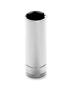 WLMW32419 image(0) - 1/2" Dr 6pt Deep Socket 19mm