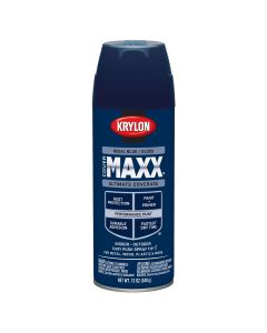 Krylon Covermaxx Paint+Primer; Gloss Regal Blue; 12 oz. Aerosol