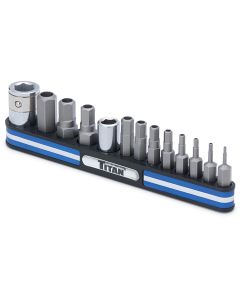Titan 13-Piece Tamper Resistant Metric Hex Bits Set