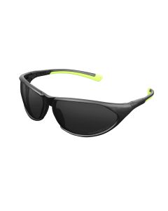 Flexzilla Pro Impact Resistant Protective Eyewear, Black Frames, Tinted Lens, with Adjustable Temples and Protective Bag