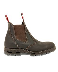 Redback Boots Boot Bonsall-Claret Brown Slip-On, Size 8UK
