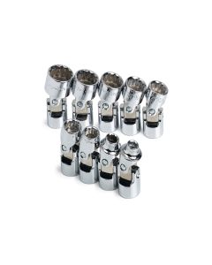 SOCKET SET FLEX 3/8IN. DRIVE 9PC SAE STD 12 POINT
