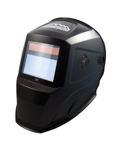 Stealth Black Matte Welding Helmet with Mountain Logo