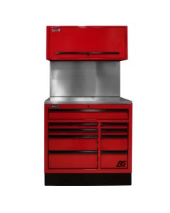 Homak Mfg. 41 in. Centralized Tool Storage(CTS) Set includes Roller Cabinet,Canopy,Support Beams,Bas