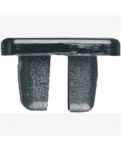 Screw Grommets Blk Nyl Fits 9Mm Square, Screw size: #10, Qty: 100, Other: 90189-06018