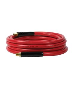 Workforce Air Hose, 3/8" x 25', 1/4" Fittings, Red, PVC