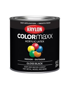 Krylon COLORmaxx Paint + Primer, Gloss Black