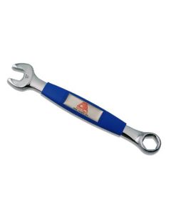 Drain Plug Wrench, 14mm Hex Box End and Open End, Ergonomic Design, with Rubber Grip