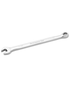 Long Chrome Combination Wrench, 7/16", with 12 Point Box End, Fully Polished, 6-9/16" Long