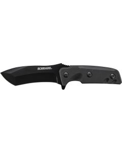 Schrade Full Tang Drop Point Tanto Re-Curve Fixed Blade Knife