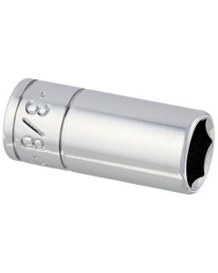 1/4" Drive 6 Point Semi-Deep Fractional Socket 3/8"
