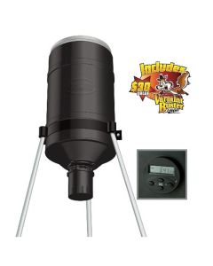 225 lb. Tripod Feeder w/ Digital Rd Kit Pro & Varmint Buster