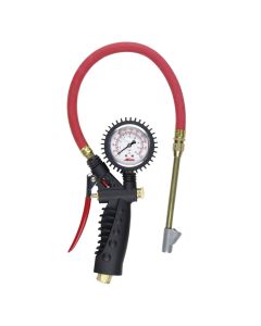 Inflator Gauge,Analog,Straight Dual Chck