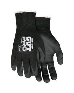 MCR Safety Cut Pro 10 Gauge HyperMax, Shell Cut and Puncture Resistant Work Gloves Nitrile Foam Coated Palm and Fingertips