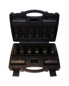 8 Piece 12 Point Axle Nut Socket Set
