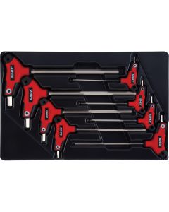 8-Piece T-Handle, Hex, Metric Hex Key
