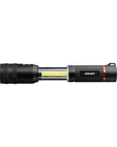 Coast SX300R Rechargable Focusing Flashlight with Slide Light