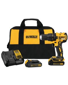 DeWalt 20V MAX Compact Brushless Drill / Driver w/ (2) Batteries Kit