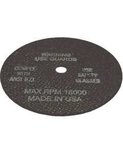 Cut Off Wheel 3" x 1/32" x 3/8", USA Made (50/Box)