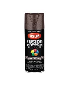 Krylon Fusion All-In-One Paint + Primer, Hammered Cocoa Brown