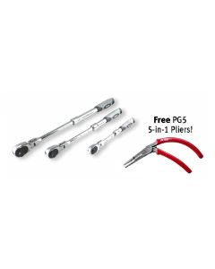 MR482FL/PG5 Ratchet Set w/Free Plier