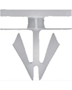 Rocker Panel Moulding Clip White GM, Size: 7/16", Size: 9/16", Qty: 100, Other: 10443956