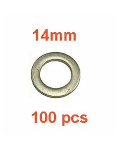 14mm Alum Dead Soft Oil Drain Plug Gaskets M14 Fits Buick Eagle Jeep (100 pk.)