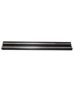 VIM Tools 12 in. Black Magrail Low Profile No Studs