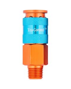 1/4" Orange Male Coupler