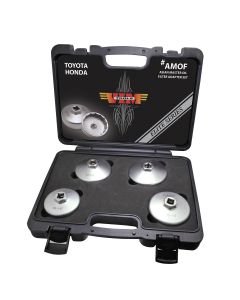 VIM Tools 4-Piece Asian Master Oil Filter Adapter Set
