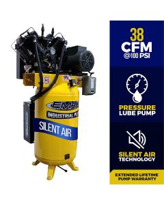 Compressor 10 HP 2 Stg 3 Ph Vert 80 Gal