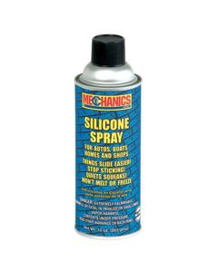 Silicone Spray Lubricant, Extreme Temperature Range (-35 to 325 F), 16 oz Can, Case of 12