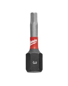 SHOCKWAVE Impact Hex 3 MM Insert Bits (Bulk 25)