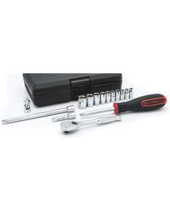 Socket Set 15 PC 1/4 IN Drive 6 Point
