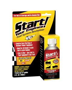 Start Your Engines! FUEL SYSTEM REVITALIZER, 4 oz Bottle, Case of 12