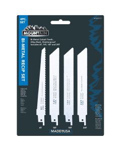 MTN55717 image(0) - 4 PC BI-METAL RECIPROCATING BLADE SET