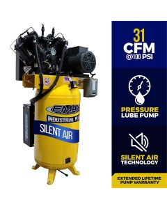 Compressor 7.5 HP 2 Stg 3 Ph Vert 80 Gal